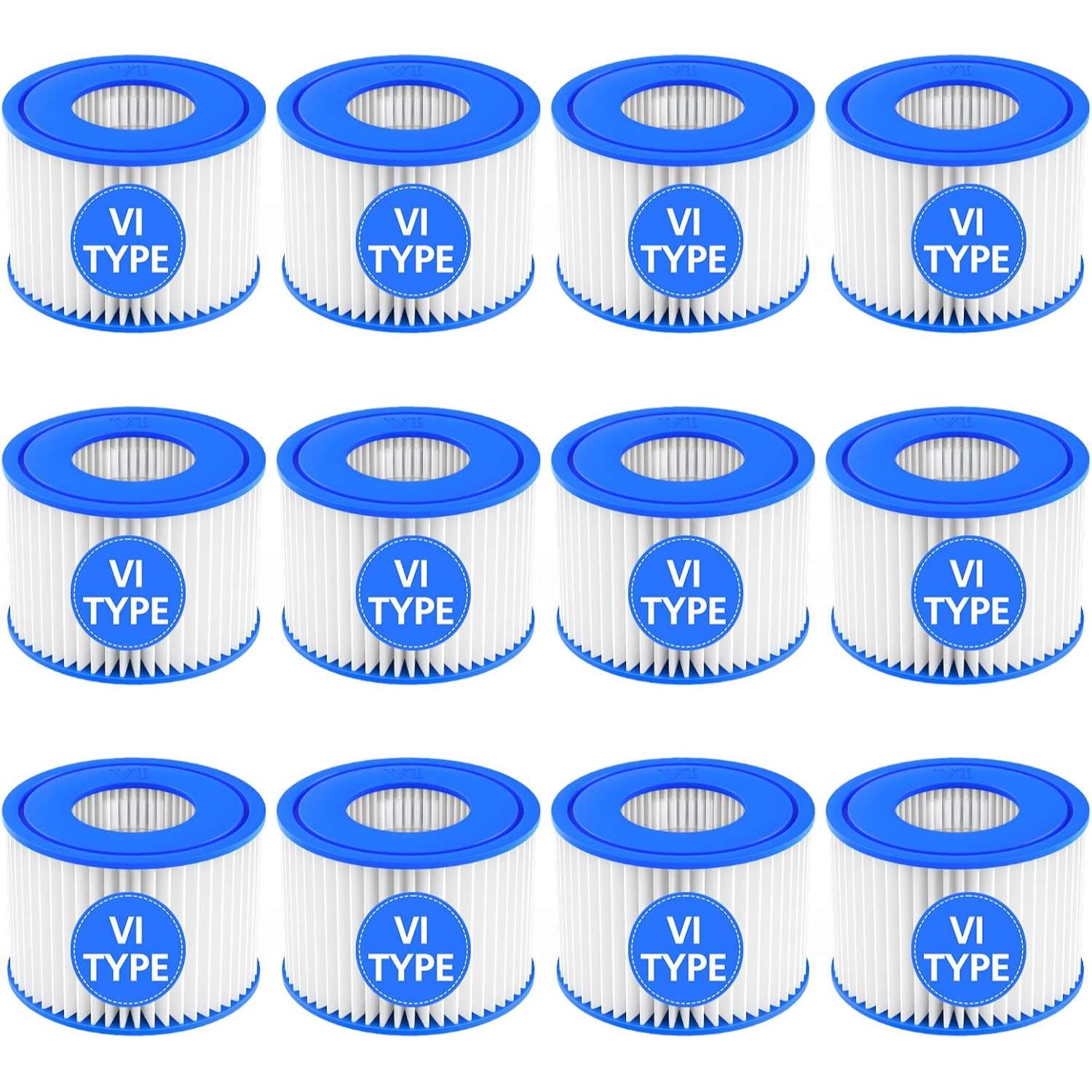 Basin Mixer Cartridge - ホットタブ用フィルターVI、Bestway VI、Lay-Z-Spa、Intex、Coleman SaluSpa 90352E、58323、58323E対応のスパフィルターカートリッジ、ホットタブ用スパフィルター