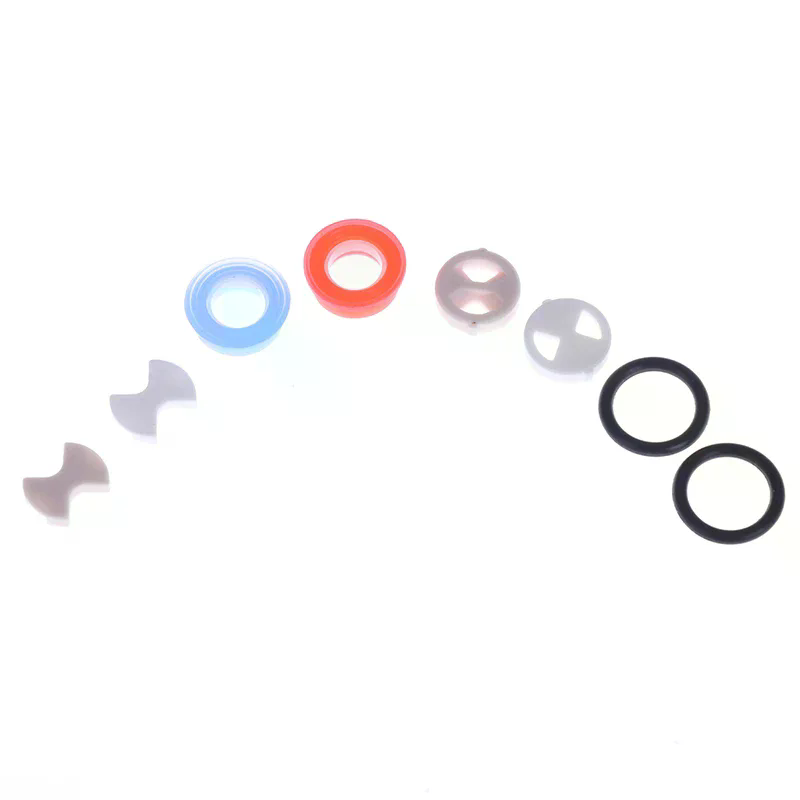 Silicone Tap Washer - 高精度高品質 8個/セット セラミックディスク シリコンワッシャー インサート ターン交換用