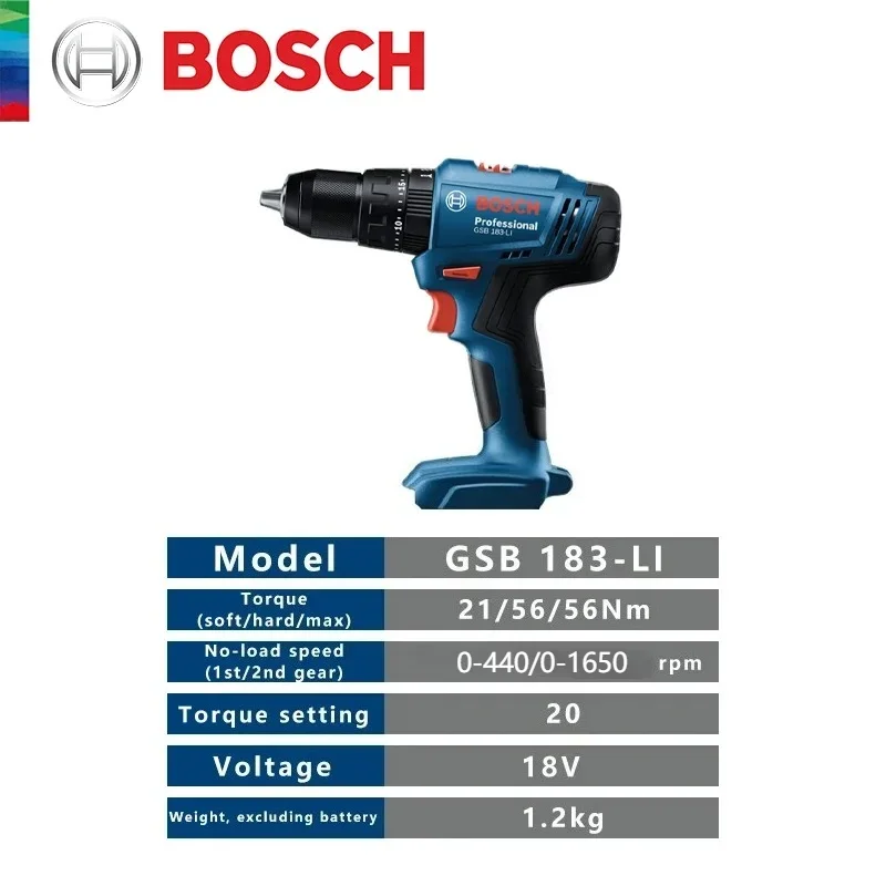 ボッシュ GSB 183-LI 18V コードレス インパク - Bosch Drill Gsb 18V のレビューと価格