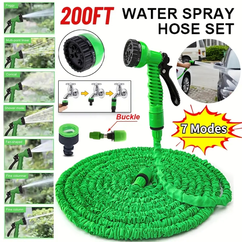 25フィートから200フィートまで伸縮可能なマジックホース、 - Flexible Hose Braided のレビューと価格
