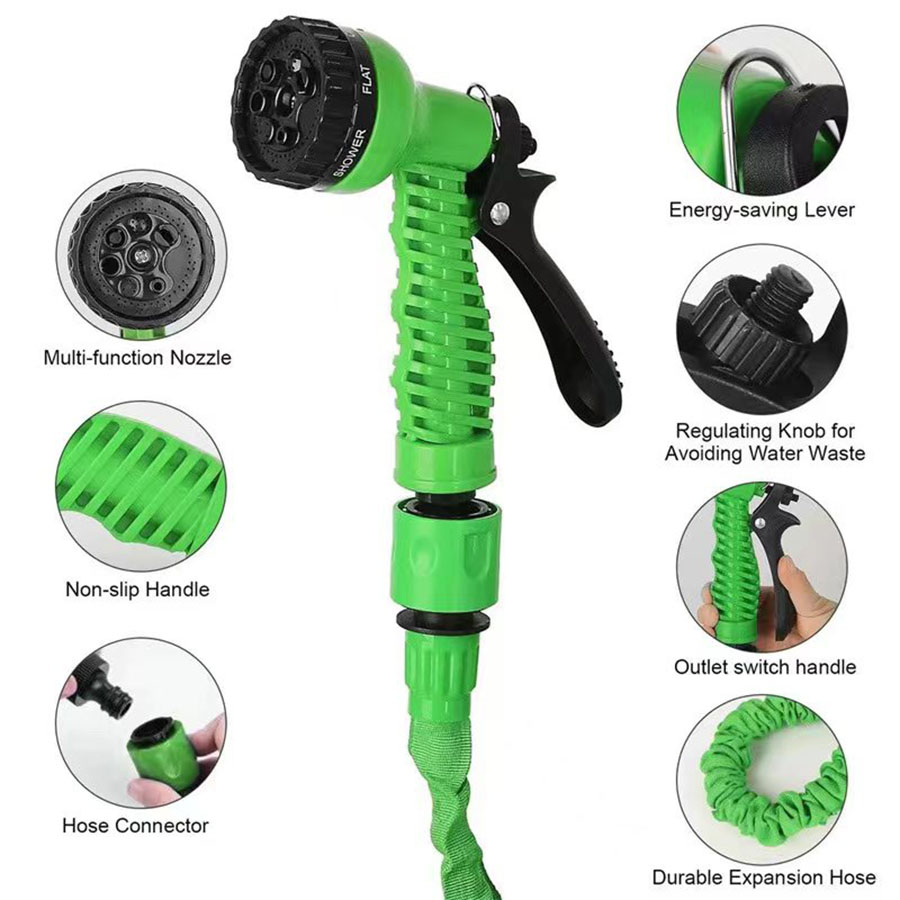 25フィートから200フィートまで伸縮可能なマジックホース、 - Flexible Hose Braided のレビューと価格