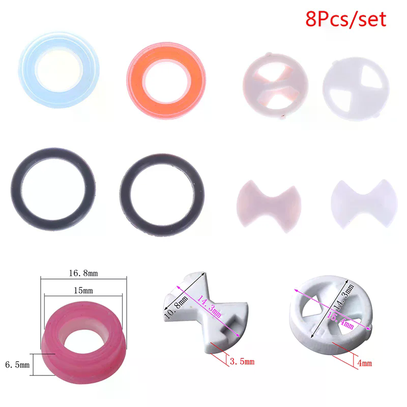 高精度高品質 8個/セット セラミックディスク シリコンワッ - Silicone Tap Washer のレビューと価格