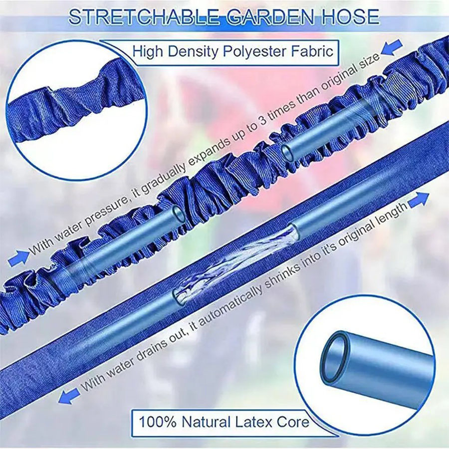 25フィート～200フィート伸縮式ガーデン散水ホース、高圧洗 - Flexible Hose Braided のレビューと価格