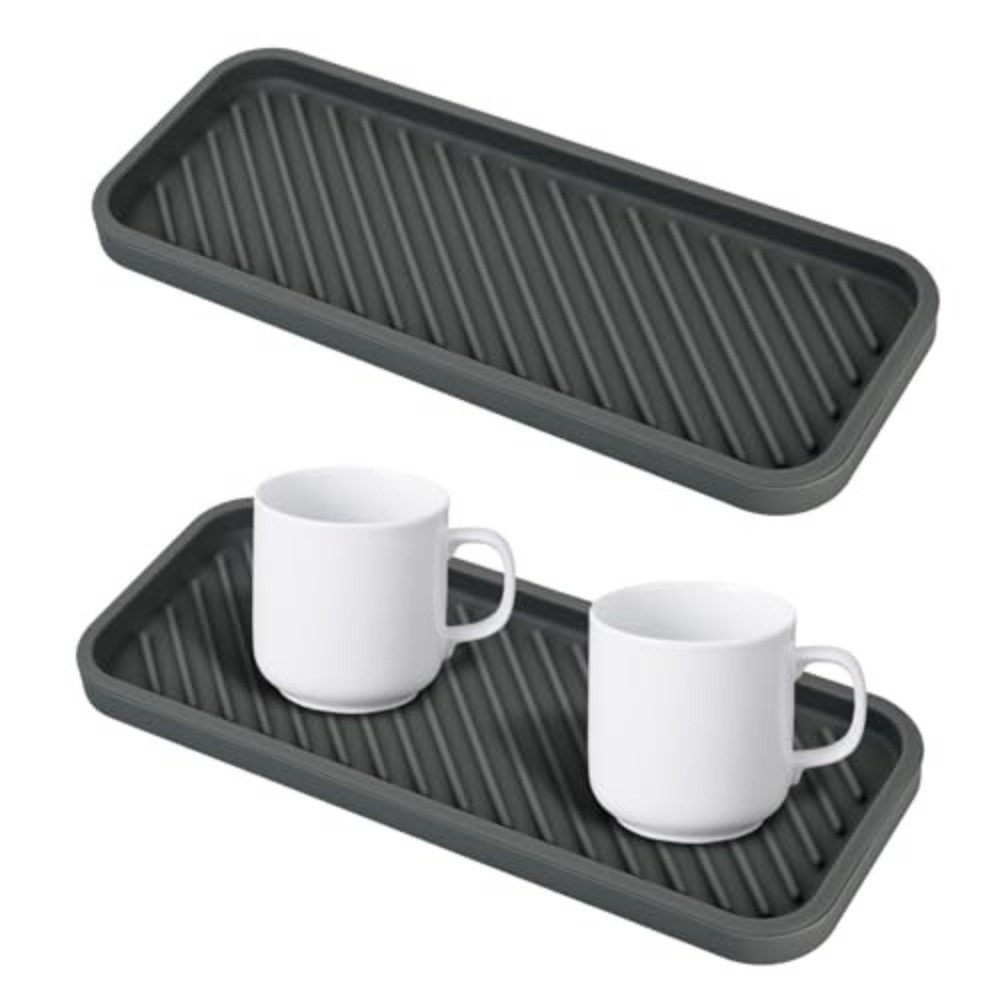 新しいシリコン製シンクプロテクターマット、ストライプ模様、滑 - Silicone Tap Washer のレビューと価格